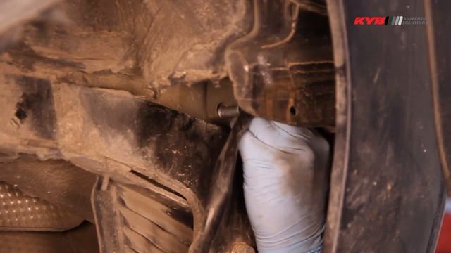 RENAULT Espace IV - REAR - Задние амортизаторы KYB установка