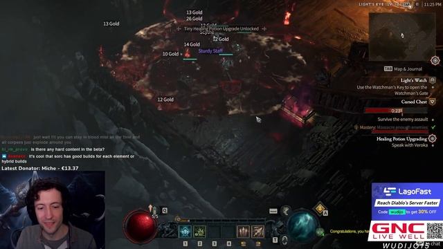 Cursed Chest + Corpse Explosion, XP goes BRRRR - Diablo 4 Beta Necromancer