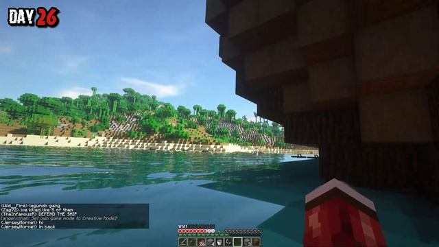 Minecraft But It's 100 Pirates Vs Parasites - 100 Days Horror Island