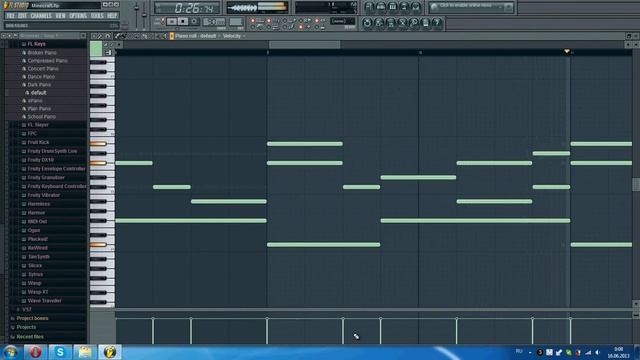 Minecraft On Piano (FL Studio)