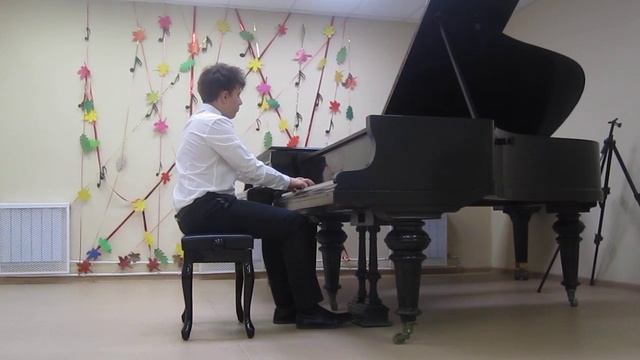 К.Черни Ор.740 Этюд 12 . Исполняет Смирнов Андрей. 15.11.2019 г.