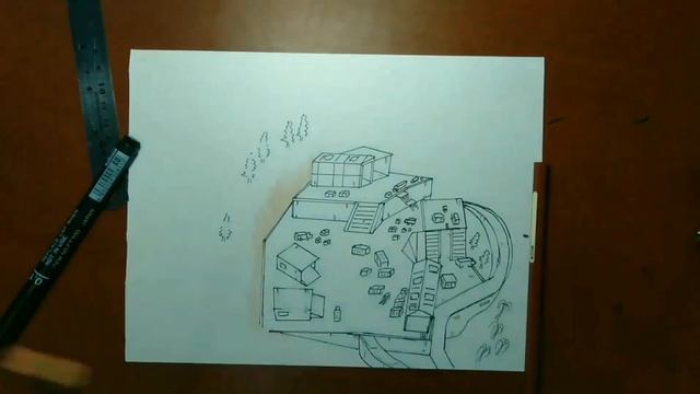 Cara Menggambar 3D | 3D Drawing Mill, Free Fire Battleground