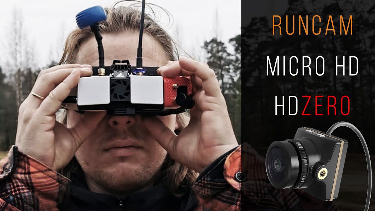 Обзор RunCam Micro HD HDzero. Shark Byte - первые впечатления от цифровой видеосистемы.