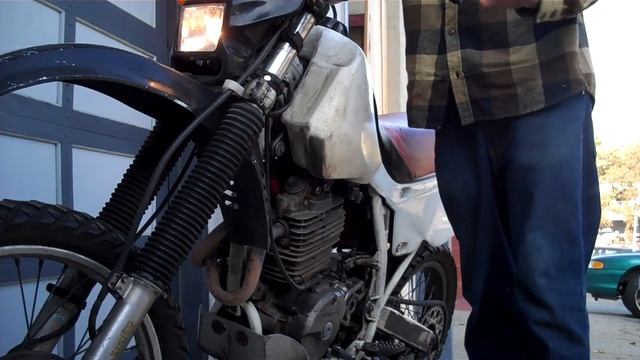 Cold Start 1993 Honda Xr600 Xr 600