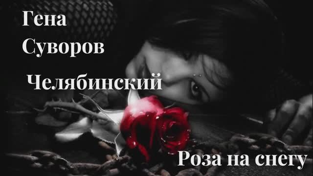 РОЗА НА СНЕГУ