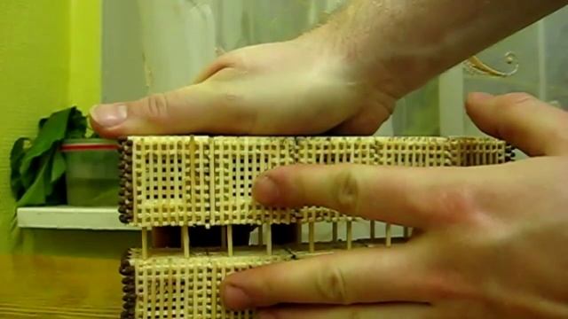 Картины из спичек финализирующий выпуск  Спичкин дом секреты моделирования из спичек