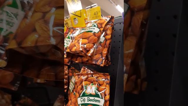Цены  в Турции, (в продуктовой сети Мигроз)