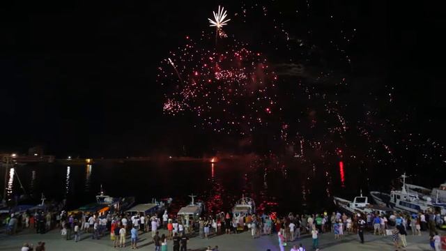 День города Ялты 2014 год. Фейерверк от «Союз Шоу».