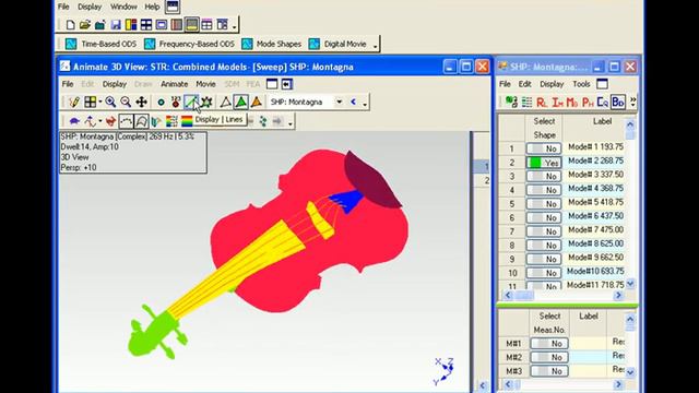 Experimental Modal Analysis Of A Violin