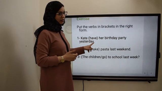 Grammar: Past Simple -Class: 6th Grade - Anglais - Partie 2