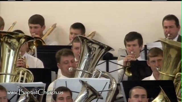 Боже, будь мне утешеньем. Сводный духовой оркестр.