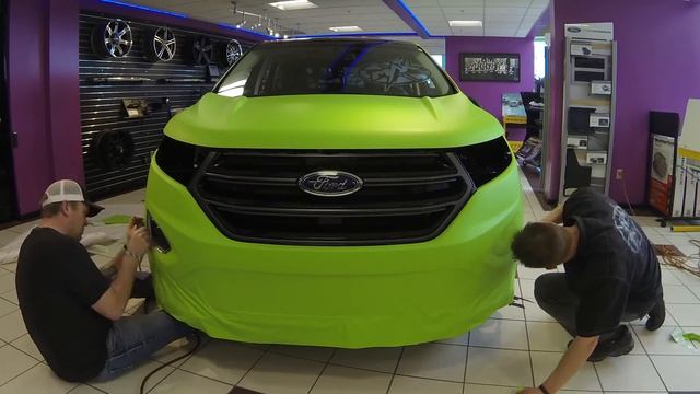 MAX Full Vinyl Wrap Timelapse - 2015 Ford Edge