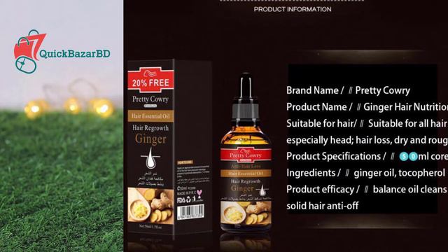 Ginger Ginseng Garlic Hair Growth Oil #hairstyles #hairfall#hair #hairstylist#haircare#hairtreatmen