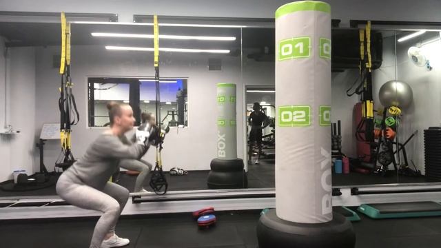 Тренировка кикбоксинг