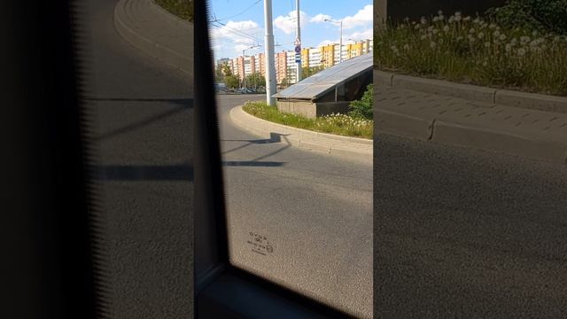 поездка на троллейбусе МАЗ 203Т борт 4263 марш 9 ст.м. Фрунзенская кальварийская