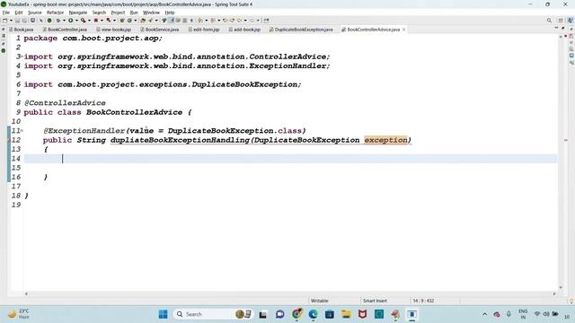 Spring Boot & Microservices || Class-17 || MVC PROJECT Class-7 Exception Handling || Mr. RATAN SIR