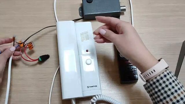 Комплект аудио домофона для дома Tantos