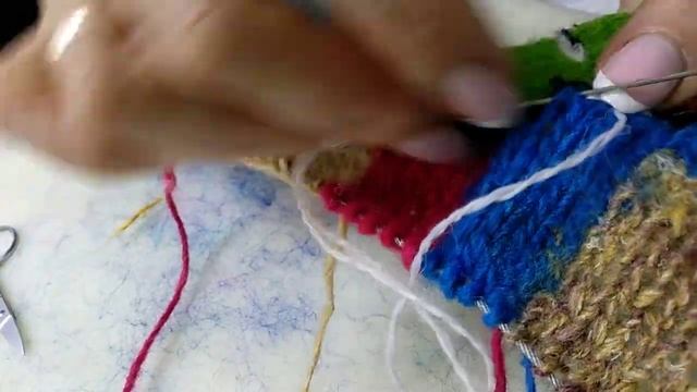 Интарсия спицами.Вышивка.Валяние.Картинка преображается...