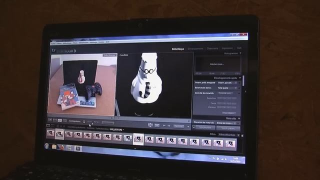 Asus EeePC 1215N : Adobe Lightroom3