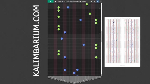 LOVE STORY  (Where Do I Begin) - Kalimba Cover