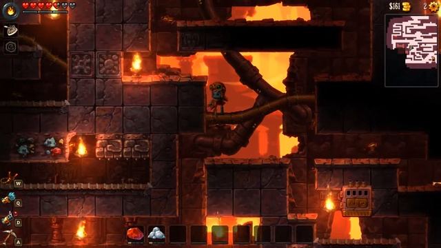 Lets Play Steam World Dig 2 9 - Floor Is Lava