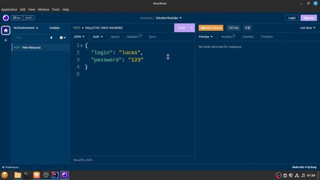 Praticando Programação: Servidor Backend + Cliente