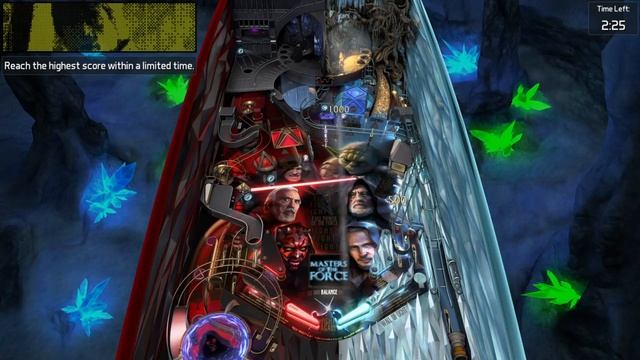 Star Wars Pinball: Masters Of The Force 5 Minute Mode.