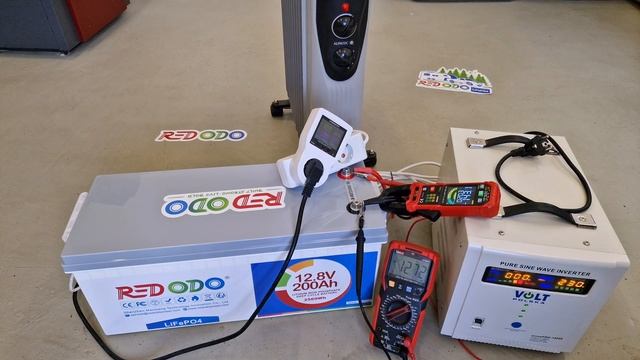 Redodo Powerful LiFePO4 12V 200Ah Deep Cycle Solar Battery With Integrated BMS Protection