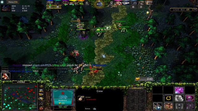 LION SUPPORT - Gameplay DOTA 1 (Warcraft III) Atinad Medalla Oro