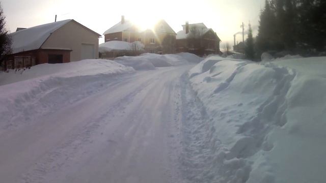 НА ЭЛЕКТРОВЕЛОСИПЕДЕ ЗИМОЙ
