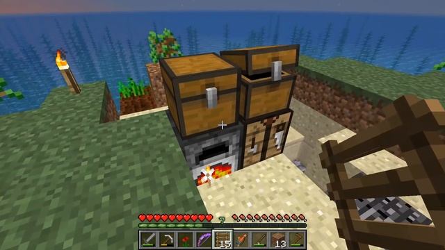 КАК ВЫЖИТЬ НУБУ И ДЕВУШКЕ на РАДИОАКТИВНОМ ОСТРОВЕ В МАЙНКРАФТ? 2 Часть!