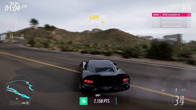 FORZA HORIZON 5 DRIFTING TEST OF FORMULA DRIFT VIPER VS FERRARI 599 || EMERALD CIRCUIT 600K EACH