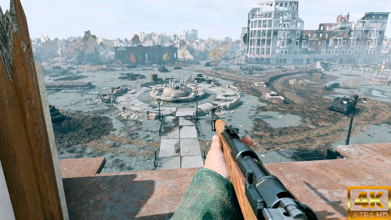 Enlisted - Улица Гоголя Запад (Вторжение) - Битва за Сталинград | 4К видео