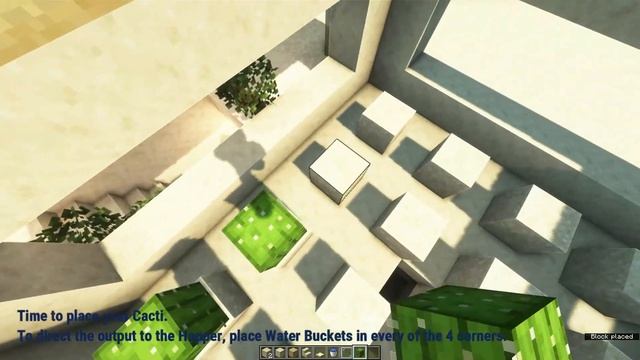 Automatic Cactus Farm Stackable | Minecraft Tutorial |Java & Bedrock [1.20]