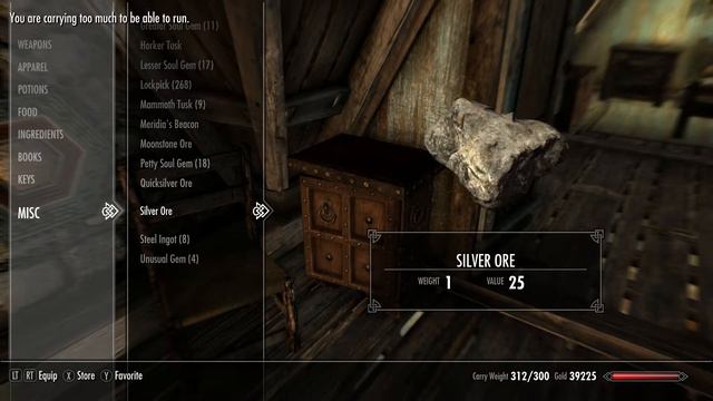 How I Store My Items In My House - Skyrim