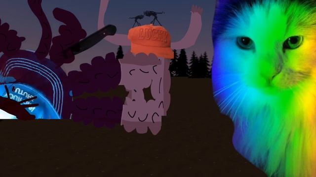 антагонисты путают разноцветного кота с розовым.