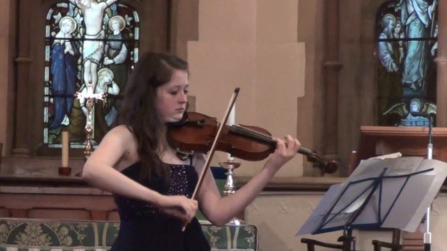 Elgar Violin Sonata In E Minor Mov 1 Allegro Risoluto - Dayna Townsend Recital 2014