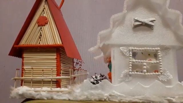 Поделка Зайкина избушка