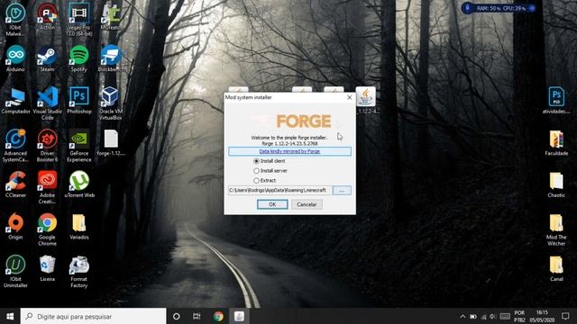 Como Baixar E Instalar Mods No Minecraft 1.12.2 - Not Enough Items