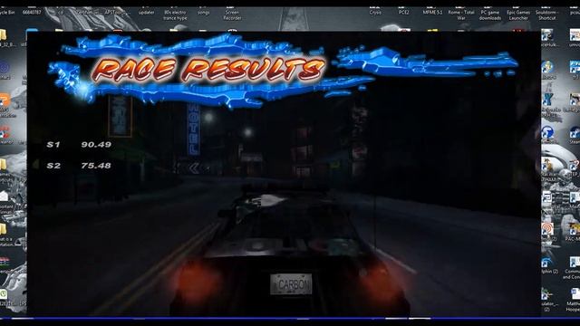 NEED FOR SPEED CARBON ARCADE -  PC WIN 7 ARCADE RACE 1 - GT1030