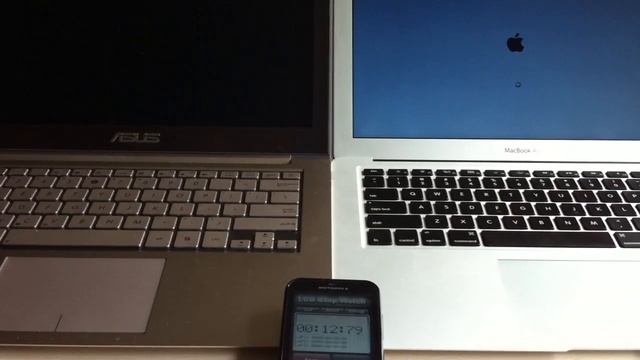 Asus ZENBOOK Vs. MacBook Air Startup Time