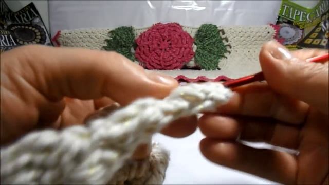 Tapete Encaixe Do Vaso - Tapetes Em Crochês