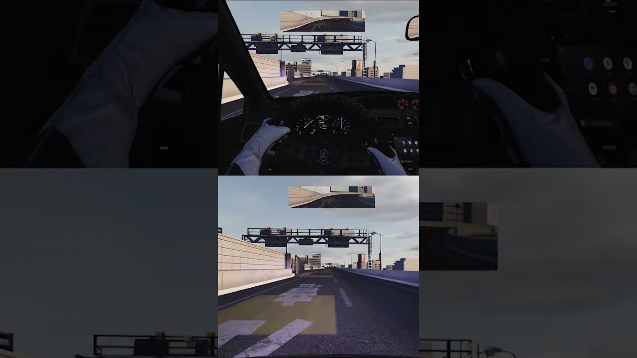 Лучшие трассы с трафиком для Assetto Corsa: Fukuoka Urban #shorts #simracing