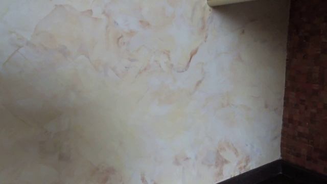 Венецианская штукатурка кухня