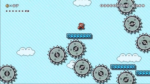 Super Jumper! Buzzsaw Level - Mario Maker 2 (Spaghetto)