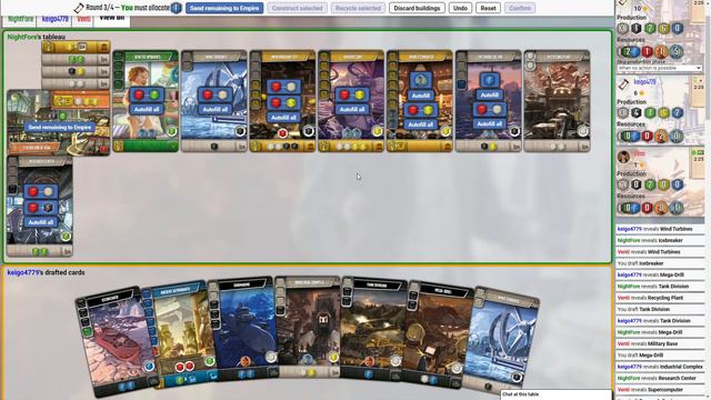 【Board Game Arena】It's A Wonderful World ► Federation Of Asia ★ Elite League (Rank 104th) ║#22║