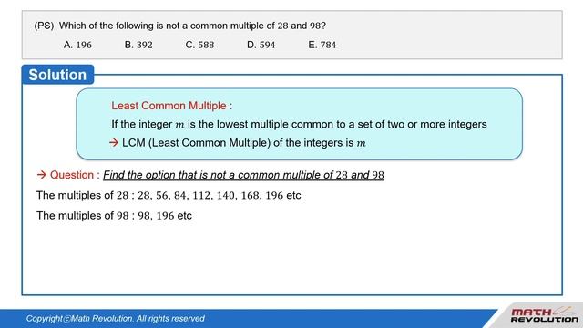 G18. Least Common Multiple