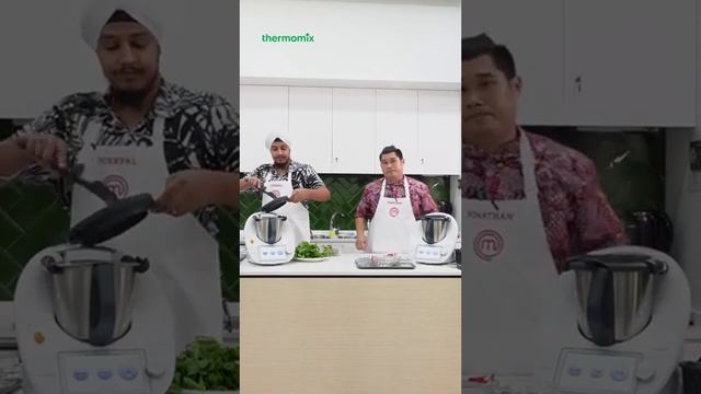 Palek Paneer & Chilli Lemak Udang By MasterChefs Inderpal Singh & Jonathan Ng (Thermomix® Singapore