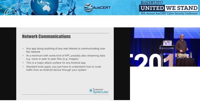 AusCERT2017 Day 2 David Jorm: Penetration Testing Android Applications And Embedded Devices