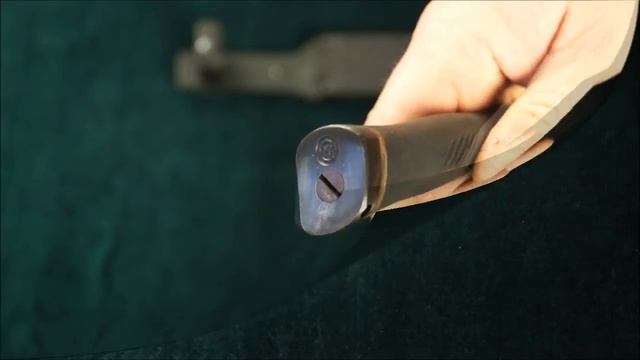 Нож Горец-3 сталь 65Г черный резина. А.С.Титов